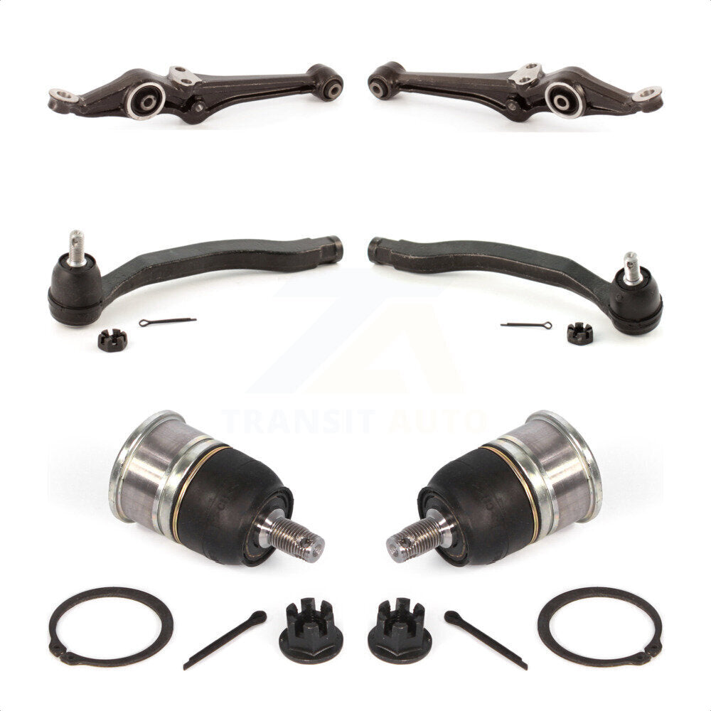 Front Suspension Control Arm With Tie Rod End And Ball Joint Kit (6Pc) For Honda Accord Acura TL CL KTR-104006 by TOR