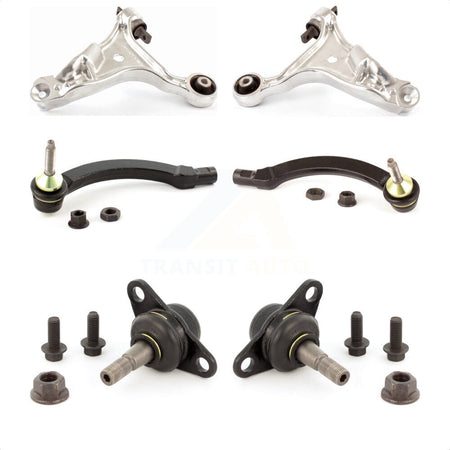 Front Suspension Control Arm With Tie Rod End And Ball Joint Kit (6Pc) For 2007 Volvo S60 FWD From Chassis VIN #626502 KTR-104015 by TOR