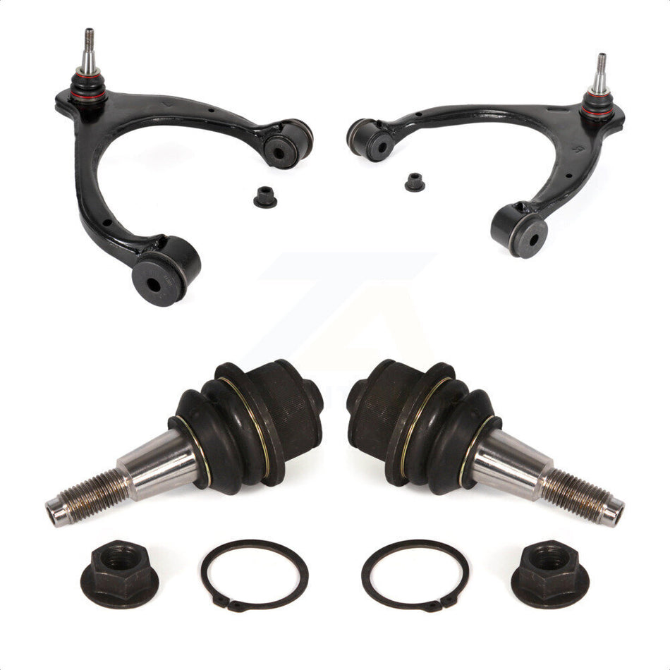 Front Suspension Control Arms And Lower Ball Joints Kit For 2016 GMC Sierra 1500 With Aluminum Steering Knuckles KTR-104136 by TOR