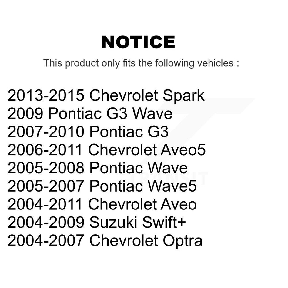 Rear Drum Brake Wheel Cylinder Pair For Chevrolet Aveo Spark Aveo5 Pontiac G3 Suzuki Wave Wave5 Optra Swift+ K14-100013