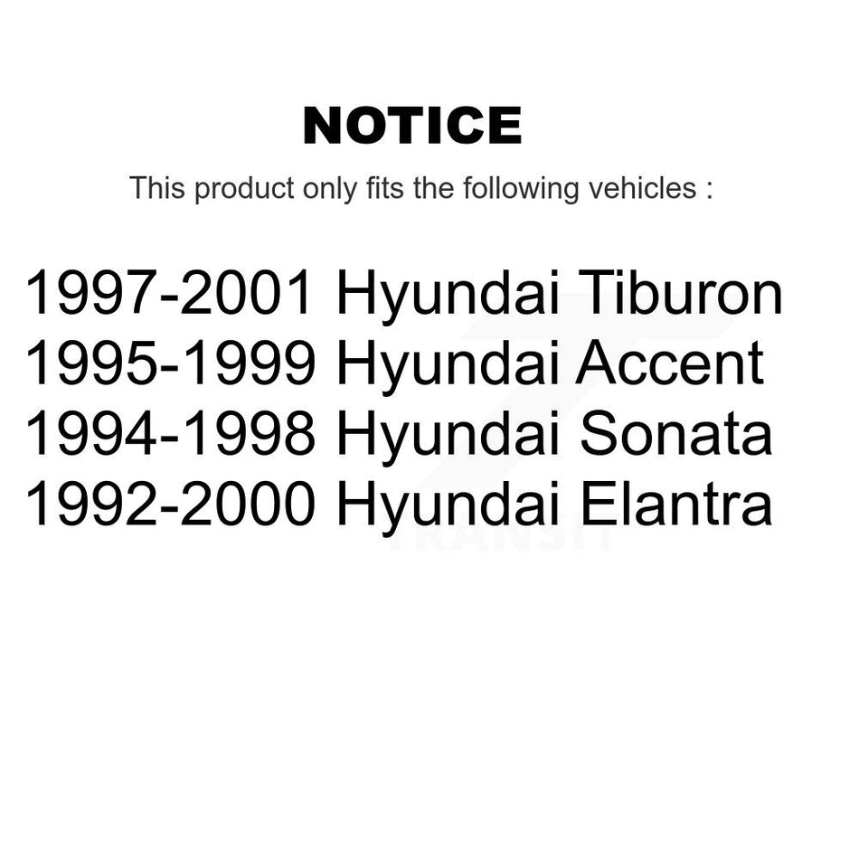 Rear Drum Brake Wheel Cylinder Kit For Hyundai Elantra Tiburon Accent Sonata K14-100103