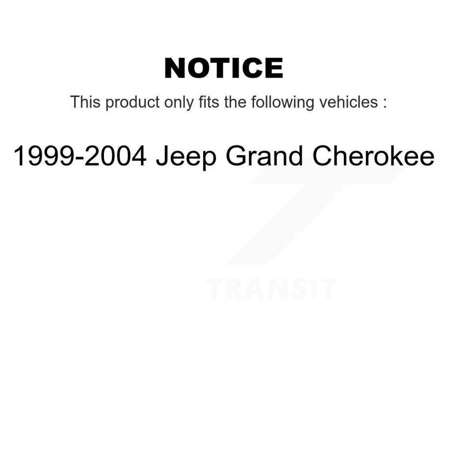 Front Wheel Bearing And Hub Assembly Pair For 1999-2004 Jeep Grand Cherokee K70-100264