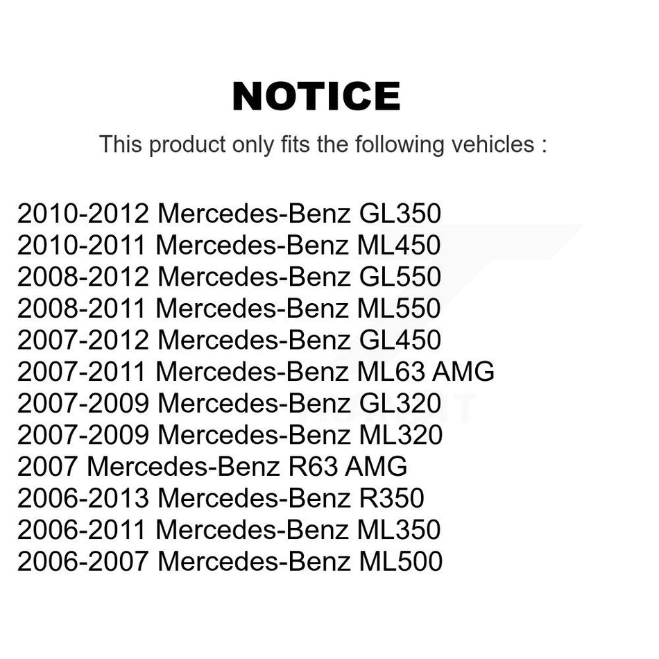 Rear Wheel Bearing Pair For Mercedes-Benz ML350 GL450 R350 GL550 ML500 ML320 GL350 ML550 GL320 ML63 AMG ML450 R63 K70-101072