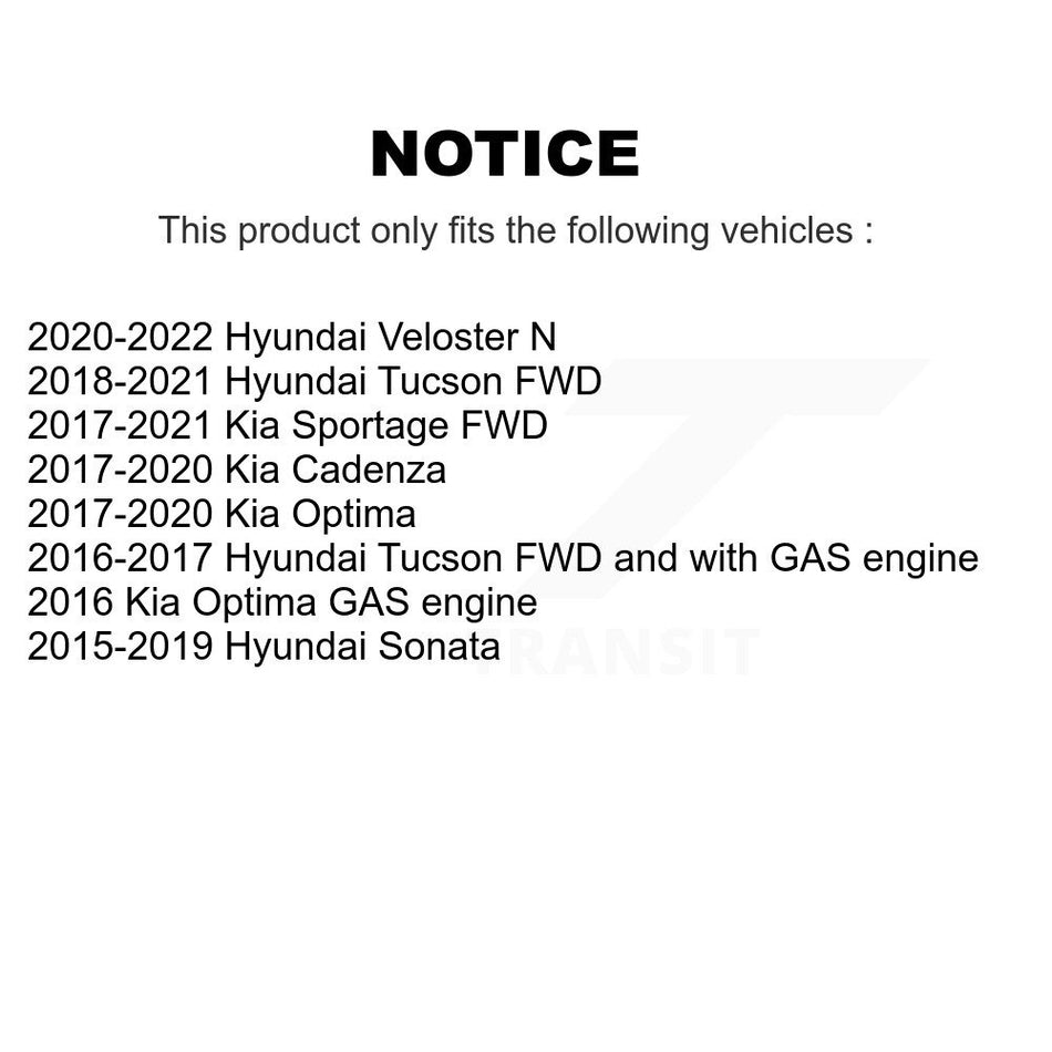 Rear Wheel Bearing And Hub Assembly Pair For Hyundai Sonata Kia Tucson Optima Sportage Cadenza Veloster N K70-101386