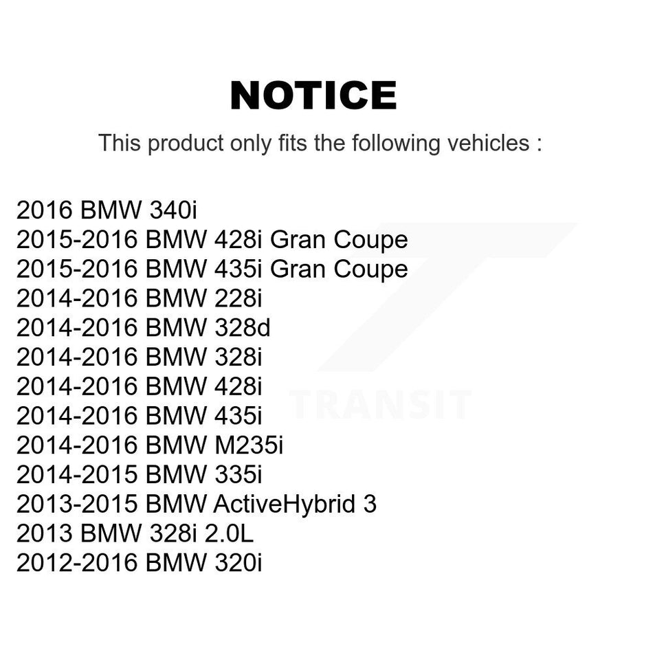 Front Wheel Bearing And Hub Assembly Pair For BMW 328i 320i 428i Gran Coupe 435i 228i 335i M235i 328d 340i ActiveHybrid 3 K70-101478