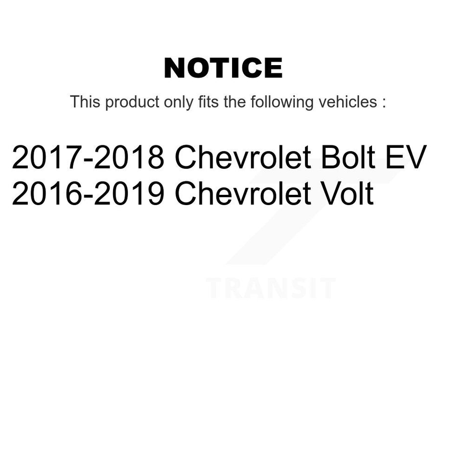 Front Wheel Bearing And Hub Assembly Pair For Chevrolet Volt Bolt EV K70-101483