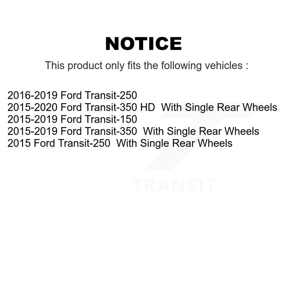 Front Wheel Bearing And Hub Assembly Pair For Ford Transit-250 Transit-350 Transit-150 HD K70-101492