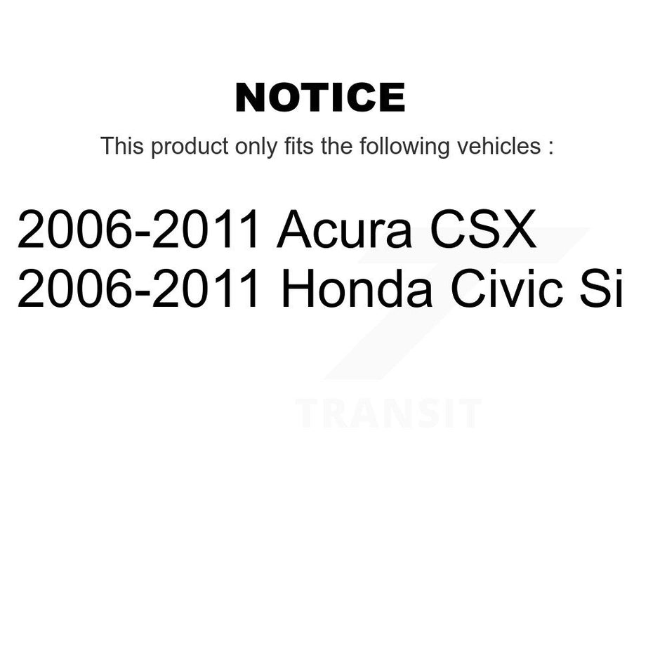 Front Rear Wheel Bearing And Hub Assembly Kit For 2006-2011 Honda Civic Acura CSX K70-101606