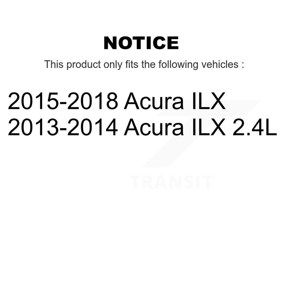 Front Rear Wheel Bearing And Hub Assembly Kit For Acura ILX K70-101681