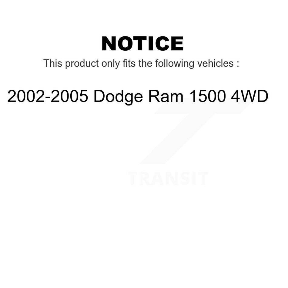 Front Suspension Link Pair For 2002-2005 Dodge Ram 1500 4WD K72-100196