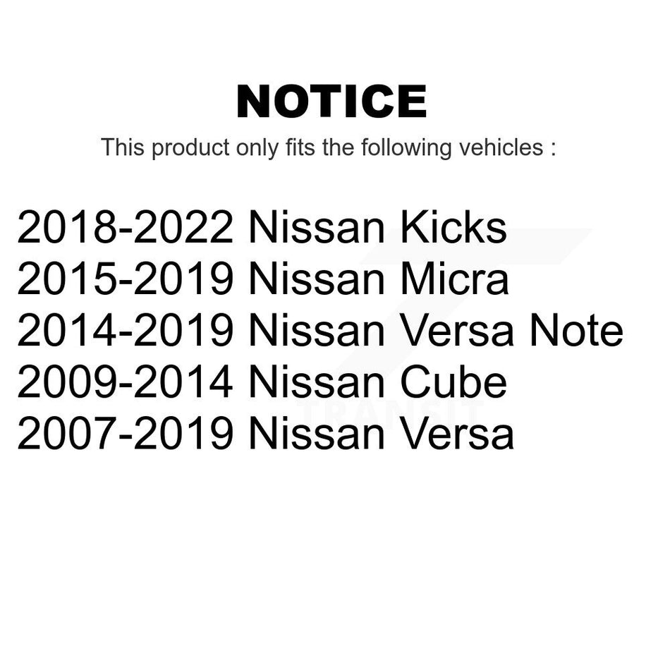 Front Suspension Link Pair For Nissan Versa Note Kicks Cube Micra K72-100208