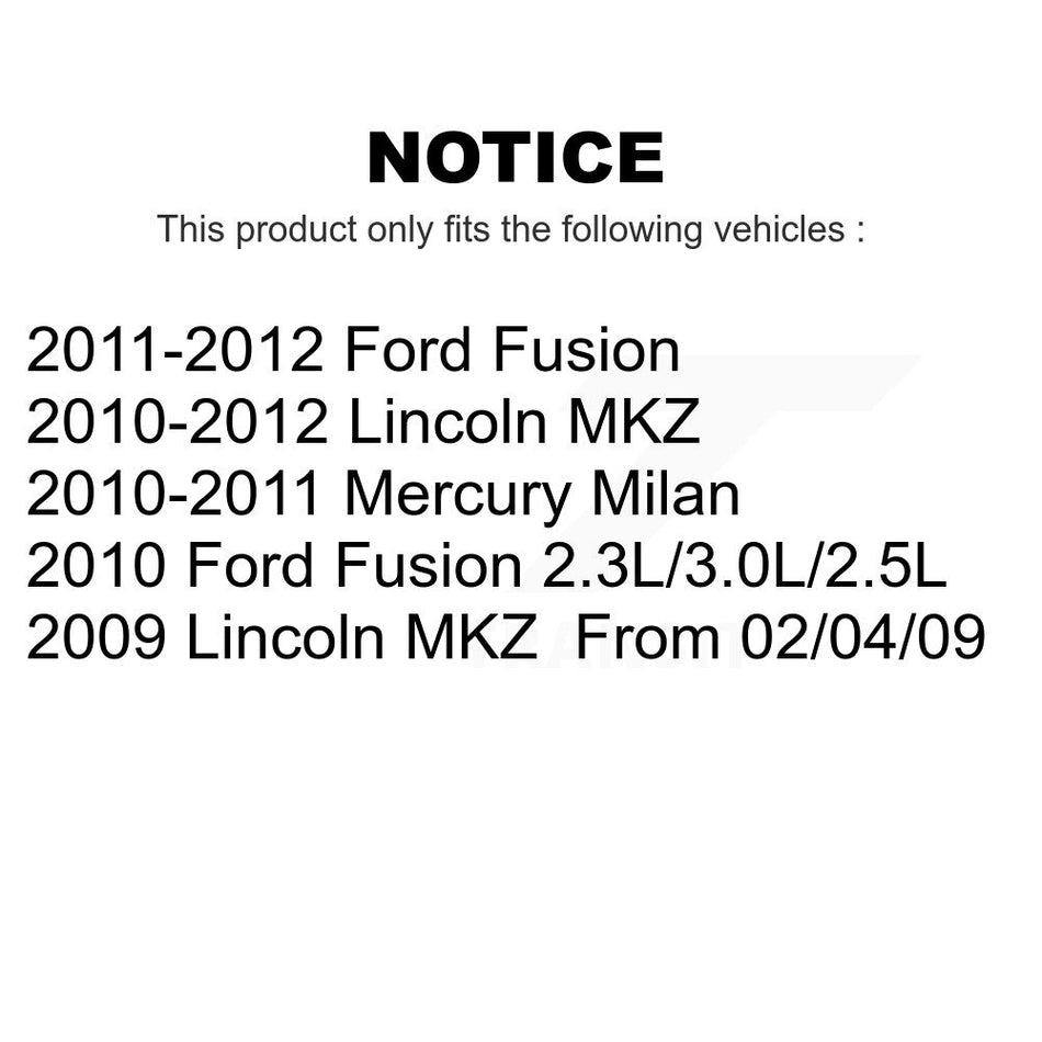 Front Suspension Link Pair For Ford Fusion Lincoln MKZ Mercury Milan K72-100225