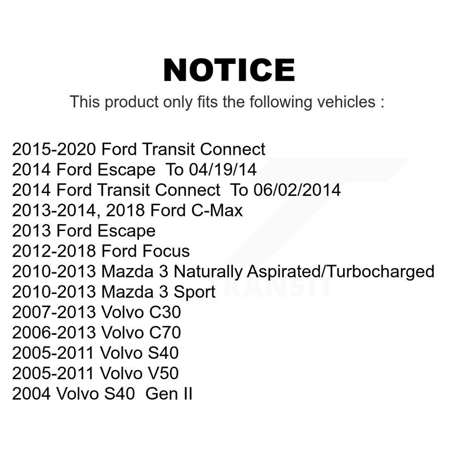 Front Suspension Link Pair For Ford Focus Escape Mazda 3 Transit Connect Volvo S40 C-Max C70 C30 V50 Sport K72-100229