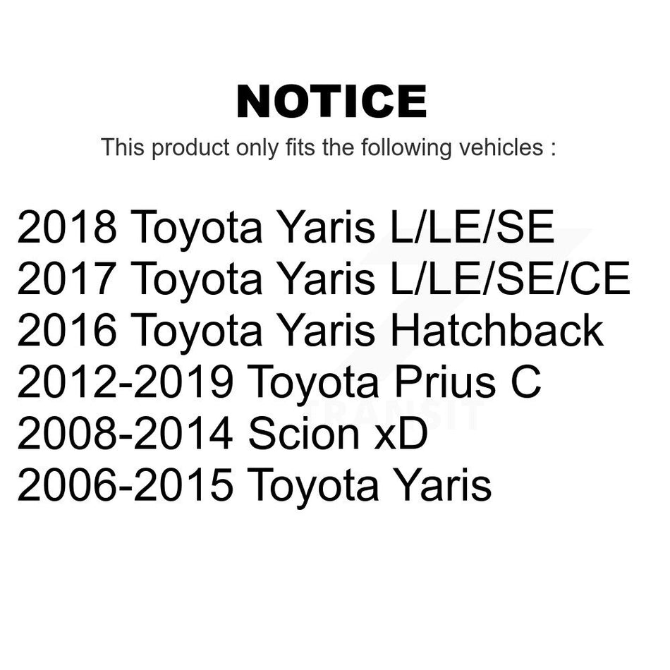 Front Suspension Link Pair For Toyota Yaris Prius C Scion xD K72-100258