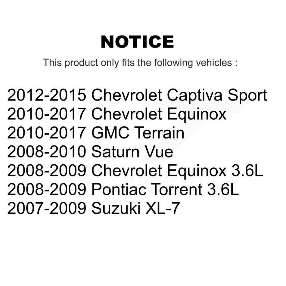 Front Suspension Link Kit For Chevrolet Equinox GMC Terrain Saturn Vue Captiva Sport Pontiac Torrent Suzuki XL-7 K72-100295