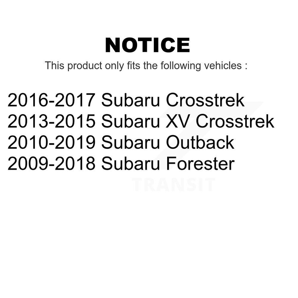 Rear Suspension Link Pair For Subaru Outback Forester XV Crosstrek K72-100354