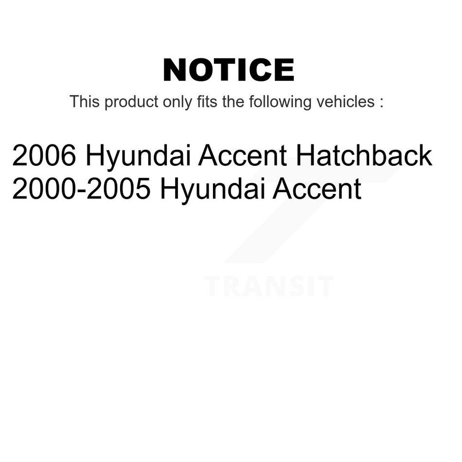 Rear Suspension Link Pair For Hyundai Accent K72-100378