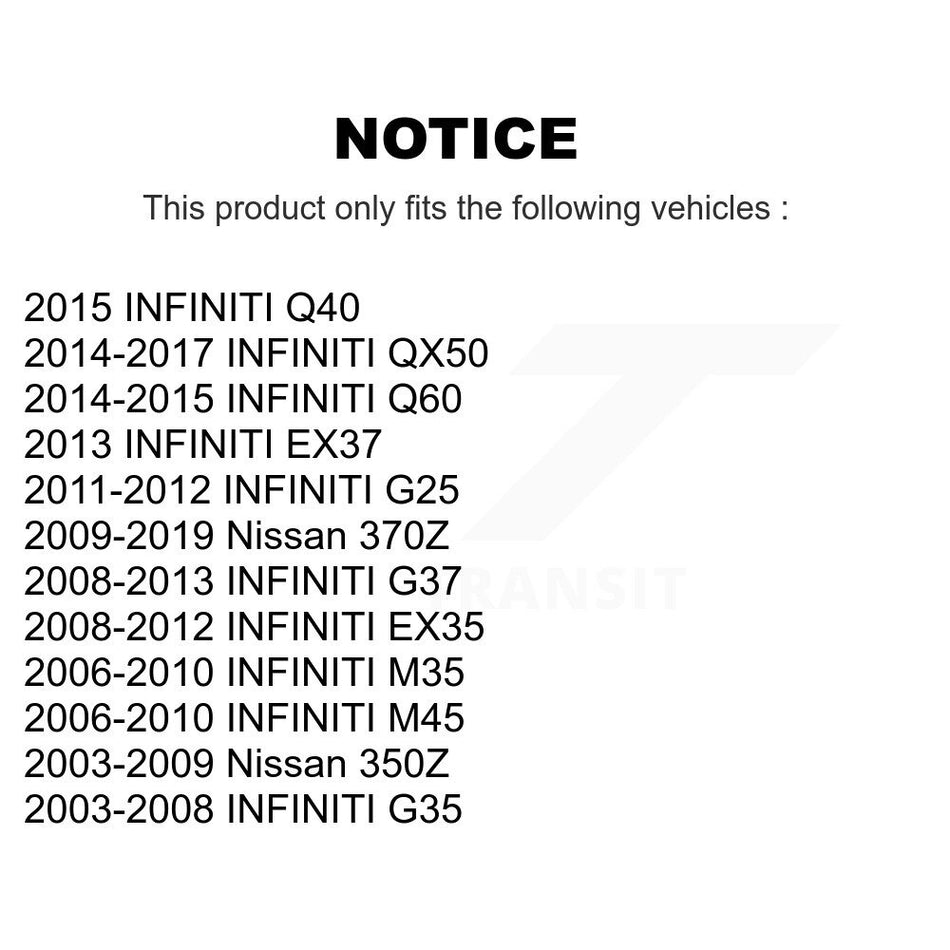 Rear Suspension Link Kit For Infiniti G35 G37 Nissan 350Z M35 370Z QX50 EX35 G25 Q60 M45 Q40 EX37 INFINITI K72-100406