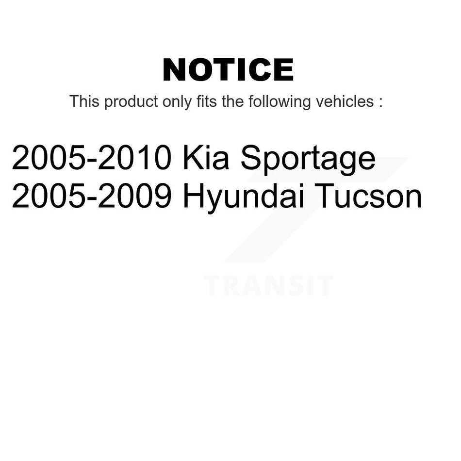 Front Suspension Ball Joints Pair For Kia Sportage Hyundai Tucson K72-100428