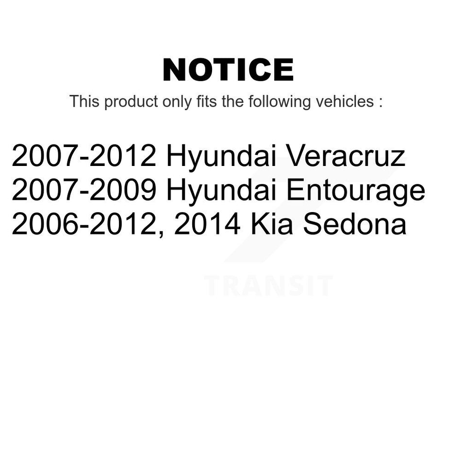 Front Suspension Ball Joints Pair For Kia Sedona Hyundai Veracruz Entourage K72-100438