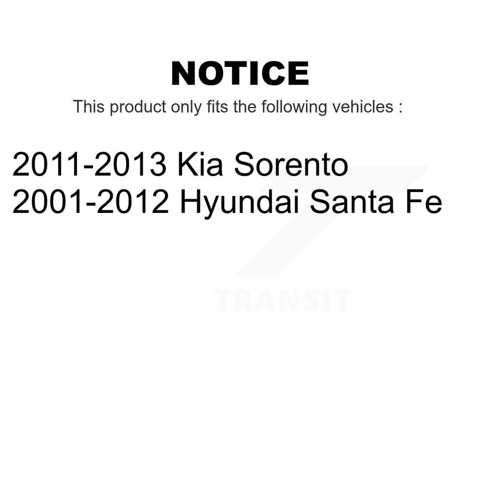 Front Suspension Ball Joints Pair For Hyundai Santa Fe Kia Sorento K72-100527