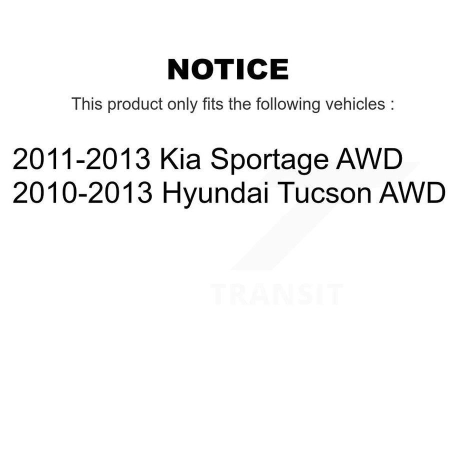 Front Rear Suspension Link Kit For Hyundai Tucson Kia Sportage AWD K72-100810