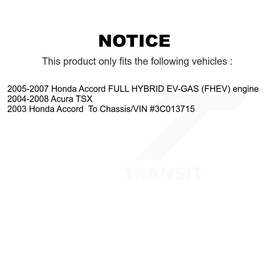 Front Rear Suspension Link Kit For Honda Accord Acura TSX K72-100855