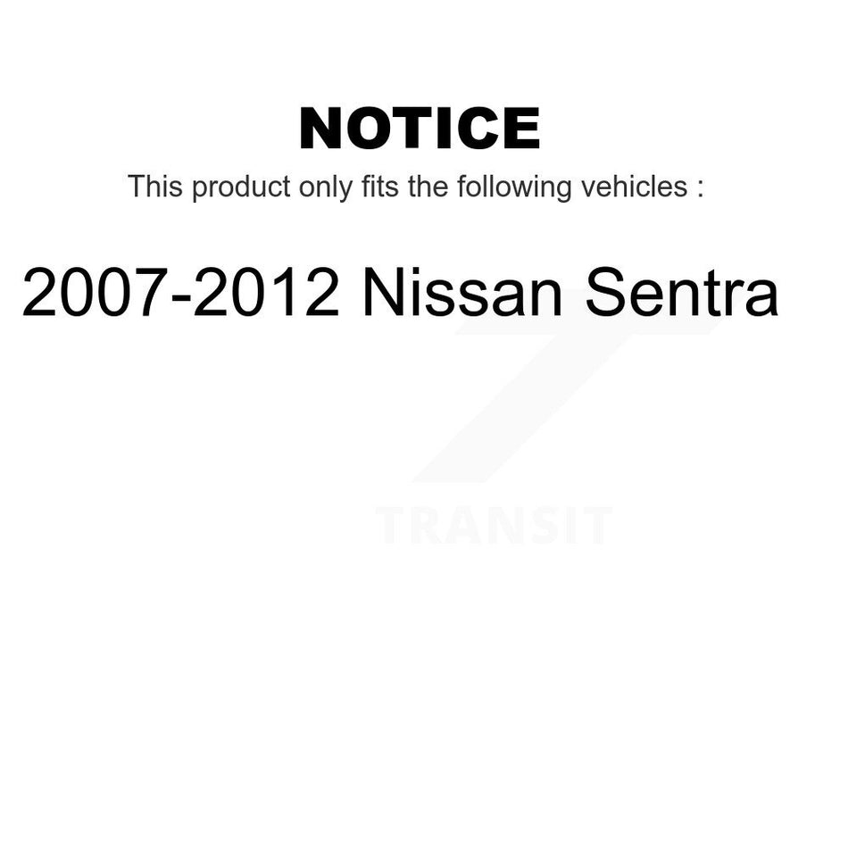 Front Suspension Ball Joint And Tie Rod End Kit For 2007-2012 Nissan Sentra K72-100883