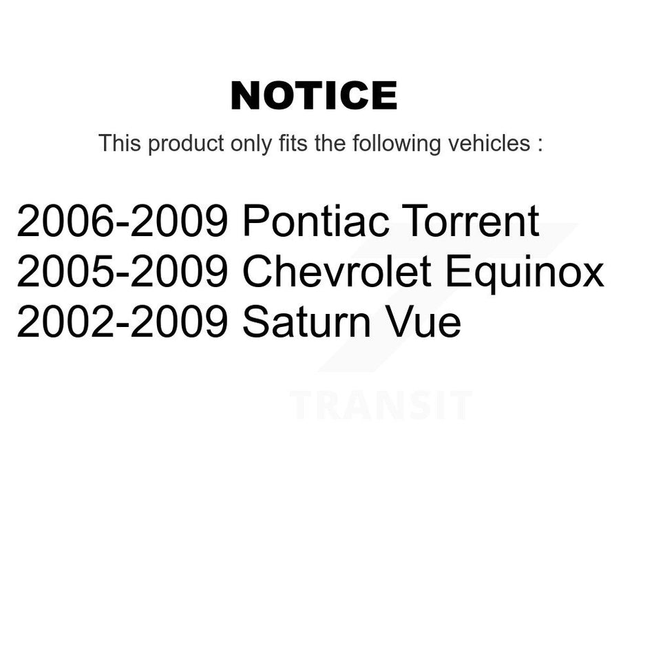 Front Suspension Ball Joint And Tie Rod End Kit For Saturn Vue Chevrolet Equinox Pontiac Torrent K72-100937