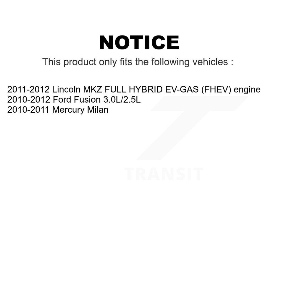 Front Suspension Control Arm And Tie Rod End Kit For Ford Fusion Lincoln MKZ Mercury Milan K72-100995