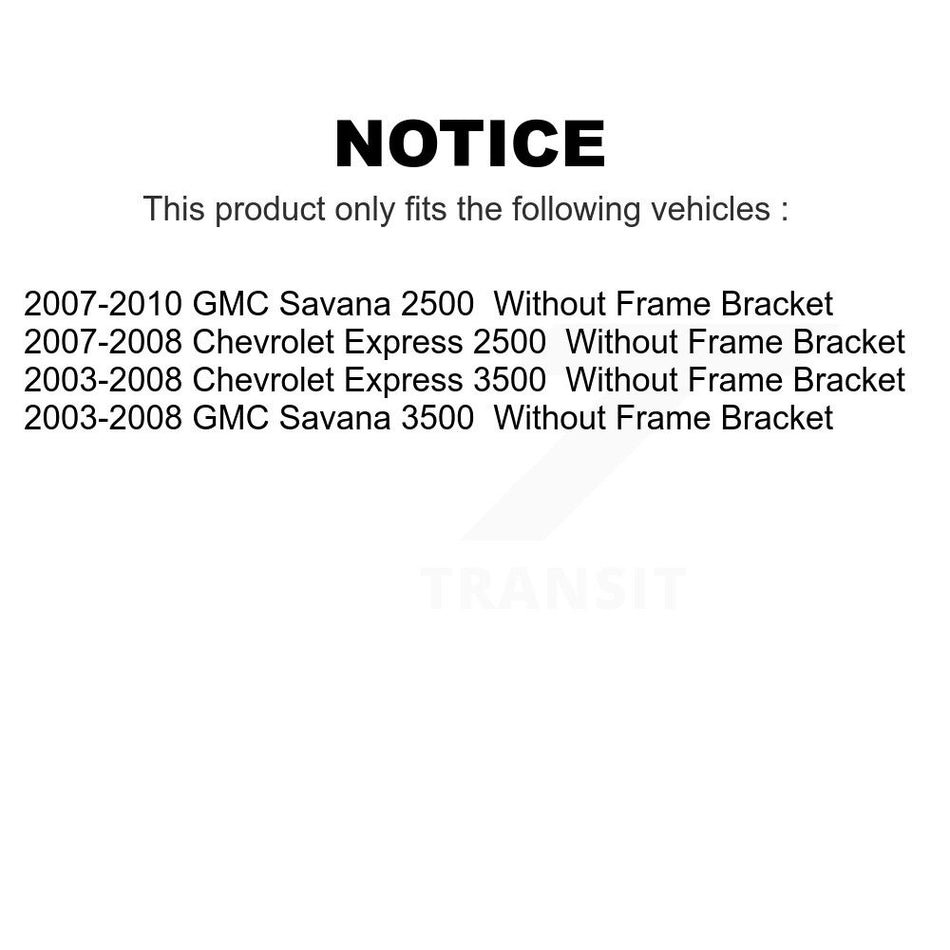 Front Tie Rod End Ball Joints Idler Arm Pitman Kit For Chevrolet Express 3500 GMC Savana 2500 Without Frame Bracket K72-101272