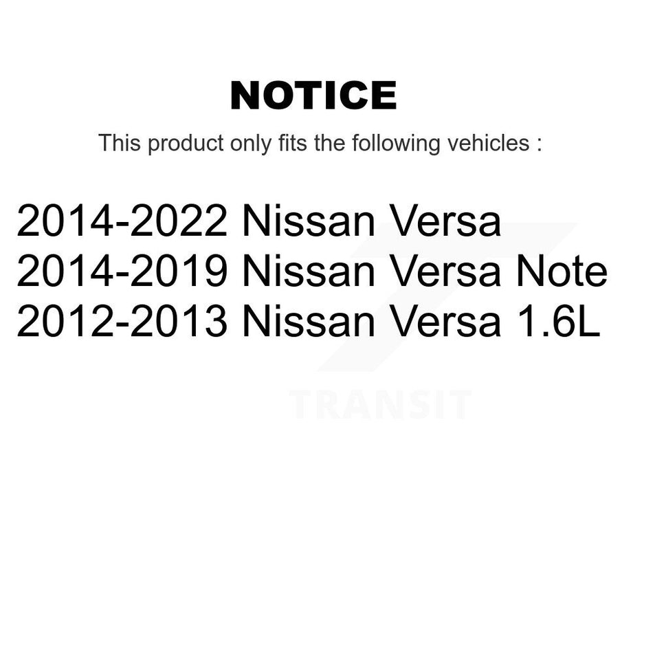 Rear Suspension Shock Absorber Pair For Nissan Versa Note K78-100420