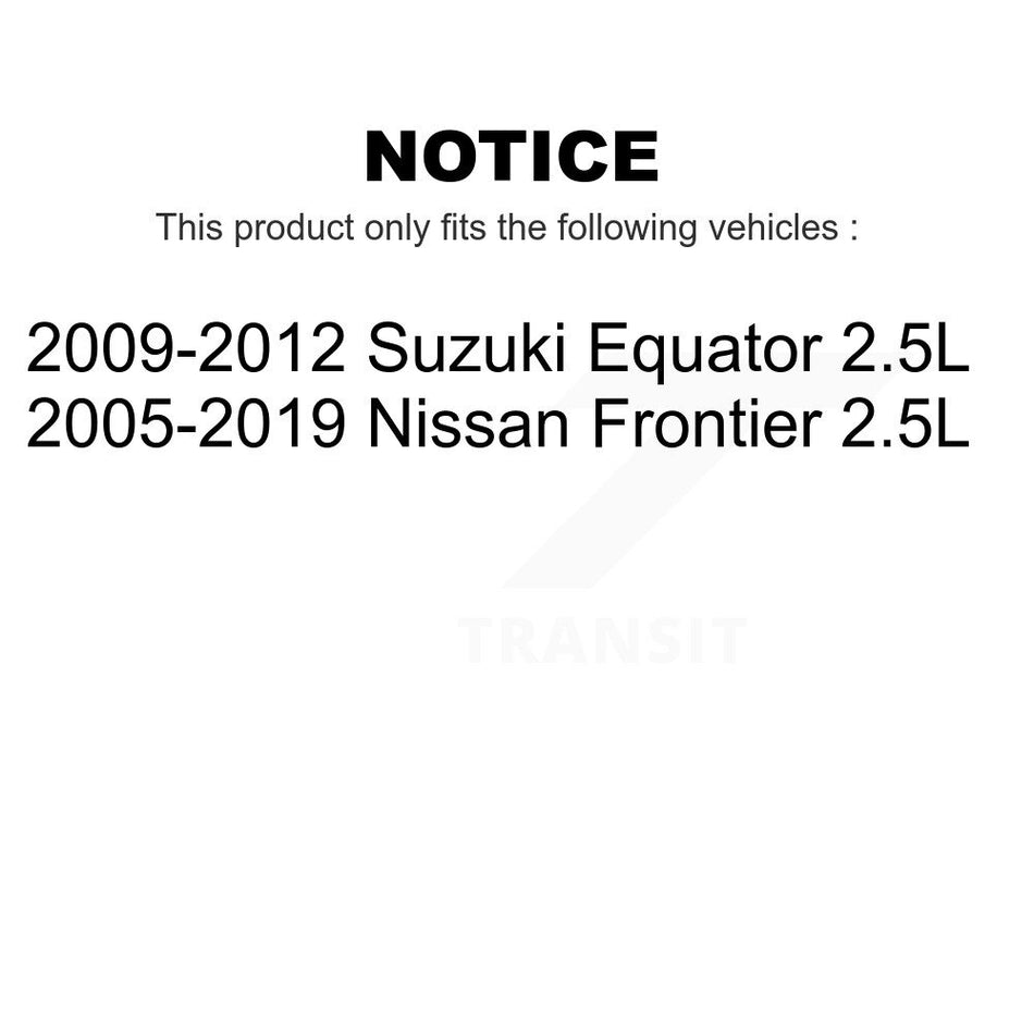 Front Disc Brake Rotors Pair For Nissan Frontier Suzuki Equator 2.5L K8-100403