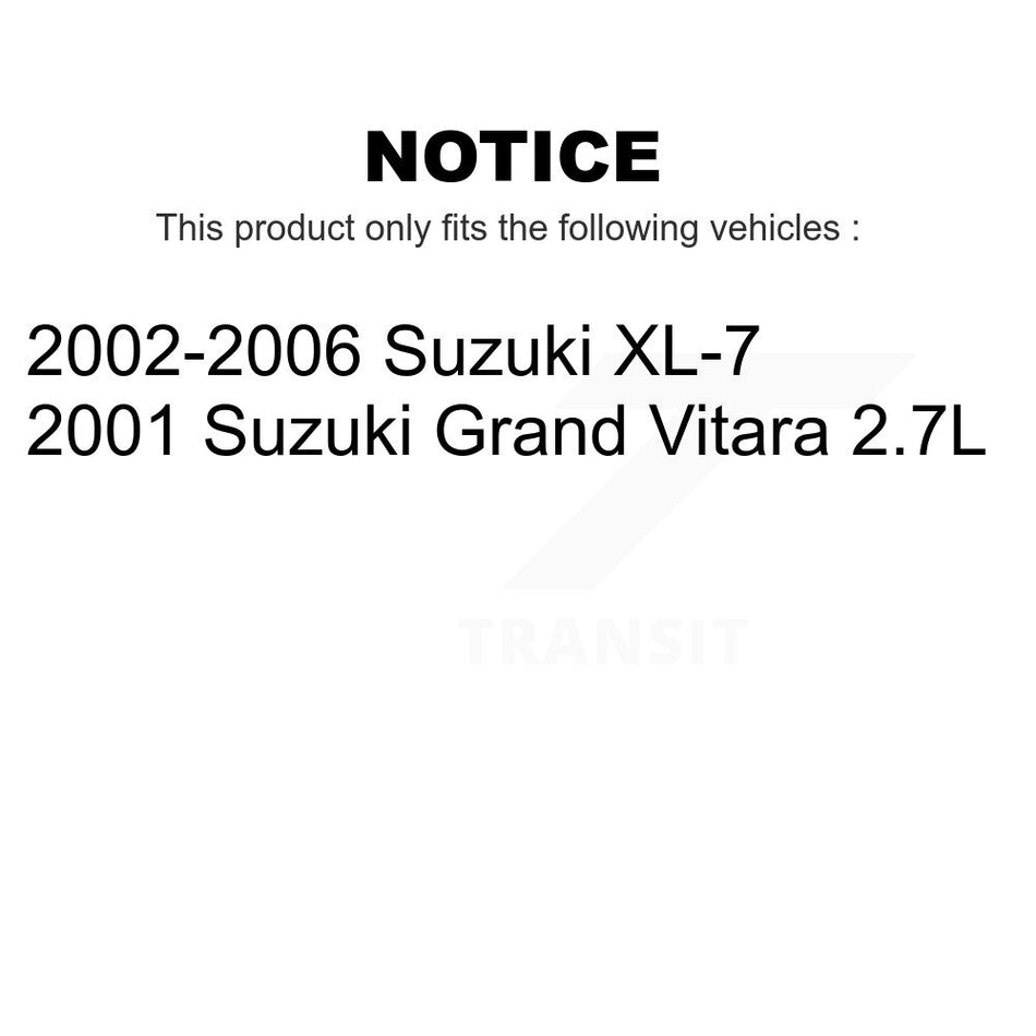 Rear Brake Drums Pair For Suzuki XL-7 Grand Vitara K8-101852