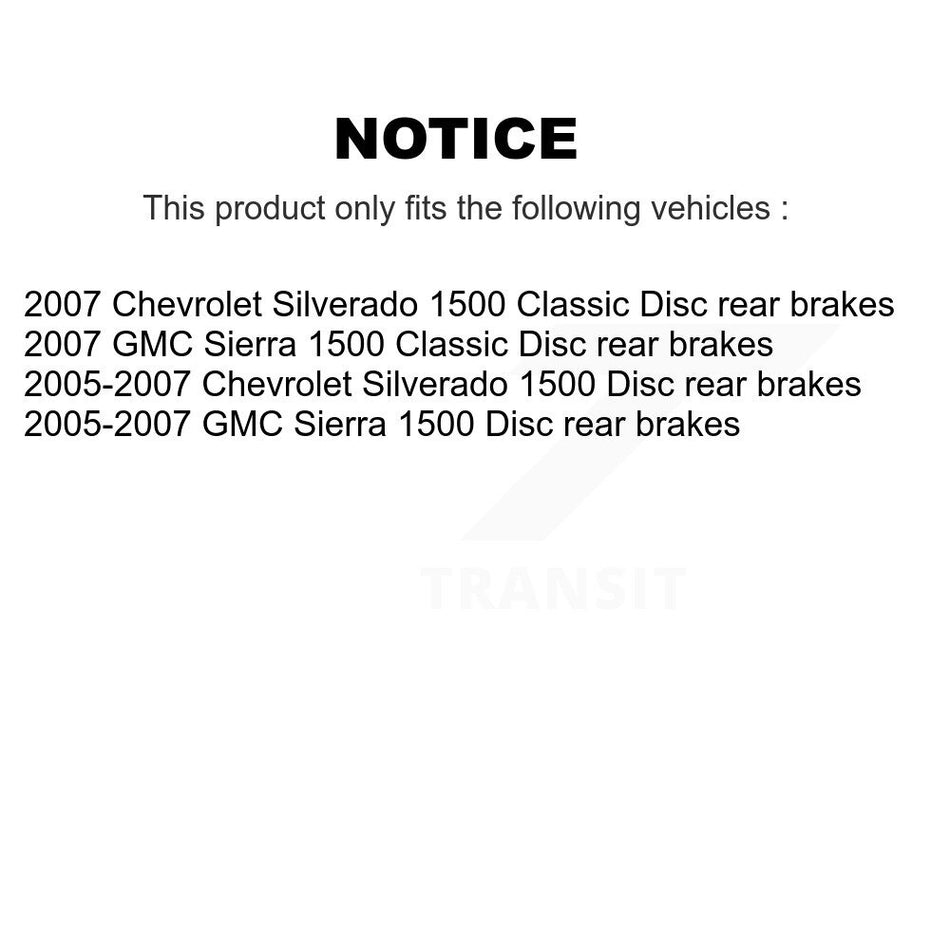 Front Rear Disc Brake Rotors Drums Kit For Chevrolet Silverado 1500 GMC Sierra Classic rear brakes K8-102117