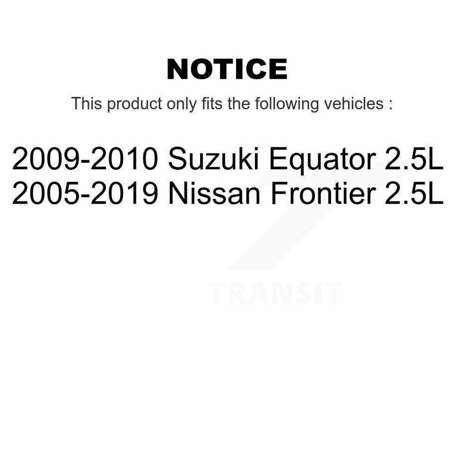 Front Disc Brake Rotors And Semi-Metallic Pads Kit For Nissan Frontier Suzuki Equator 2.5L K8F-100429