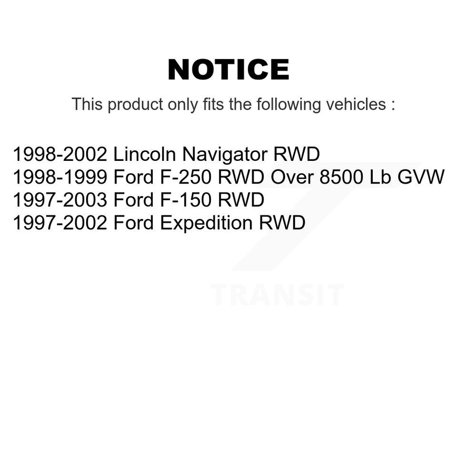 Front Suspension Shock Absorber And TOR Link Kit For Ford F-150 Expedition Lincoln Navigator F-250 RWD KSS-100019