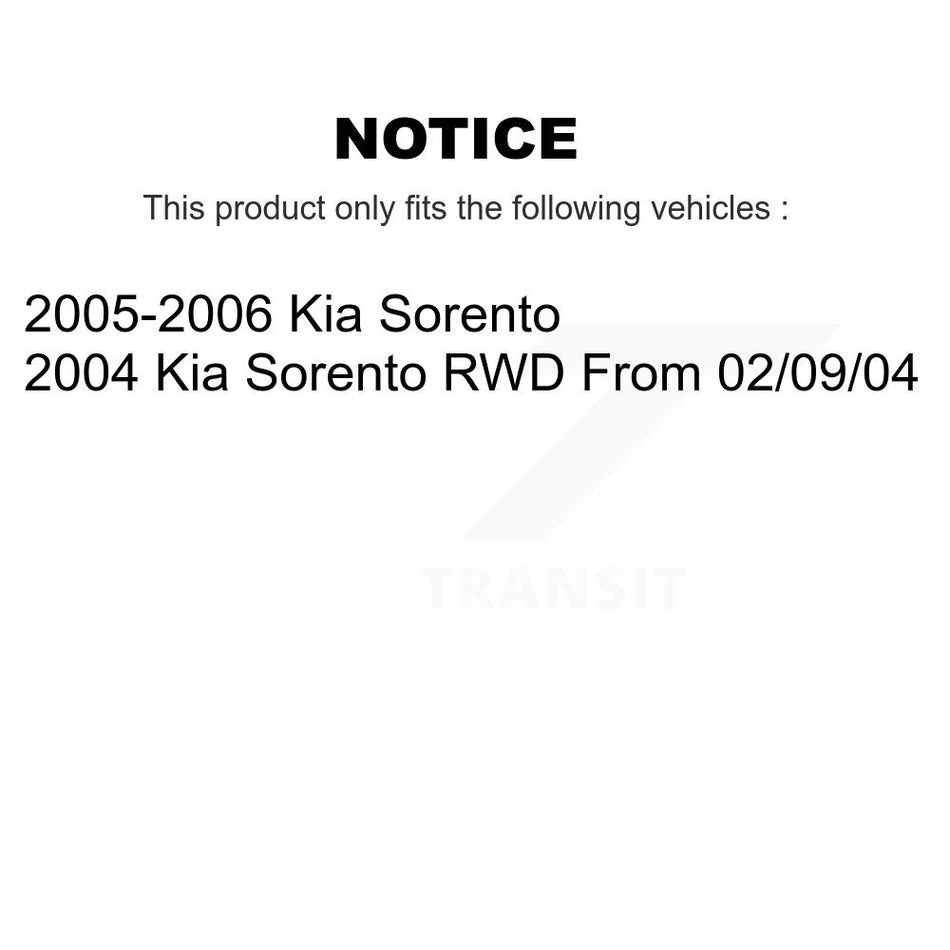 Front Complete Shock Assembly And TOR Link Kit For Kia Sorento KSS-100614