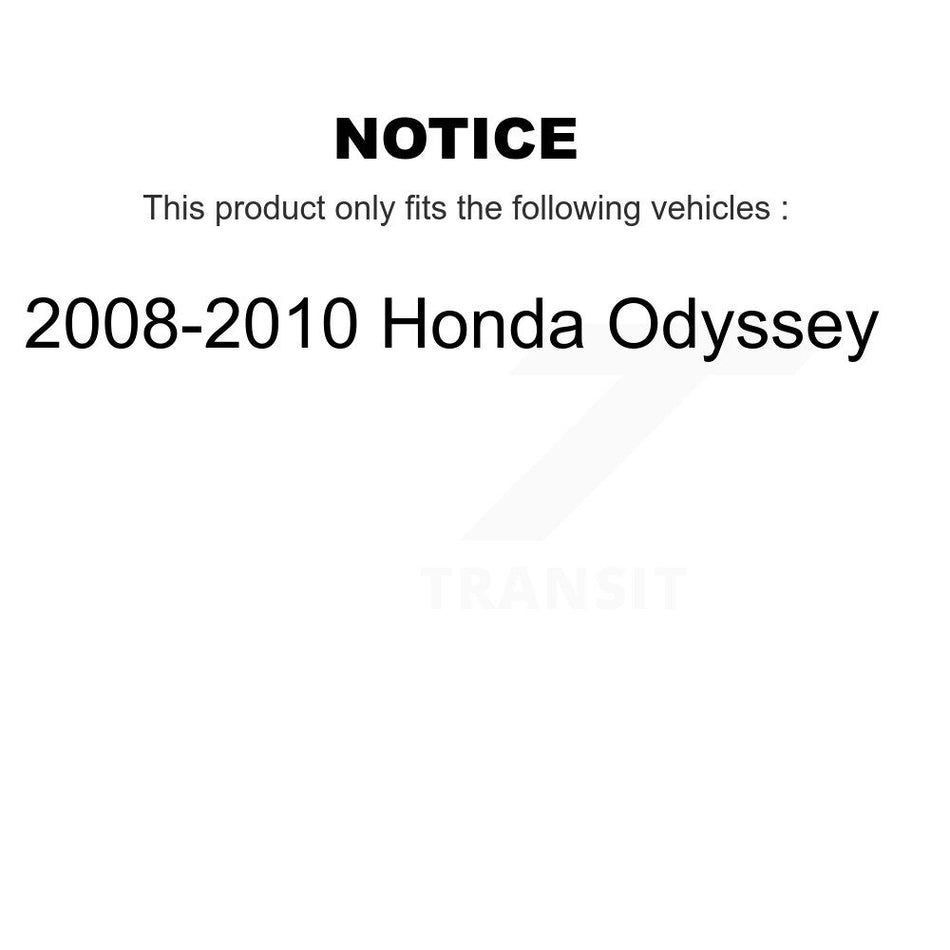 Front Complete Shock Assembly And TOR Link Kit For 2008-2010 Honda Odyssey KSS-100788