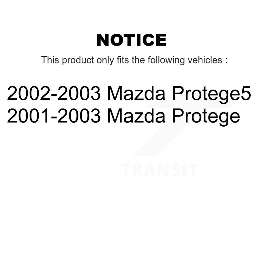 Front Suspension Control Arm And Ball Joint Assembly Stabilizer Bar Link Kit For Mazda Protege Protege5 KTR-100067