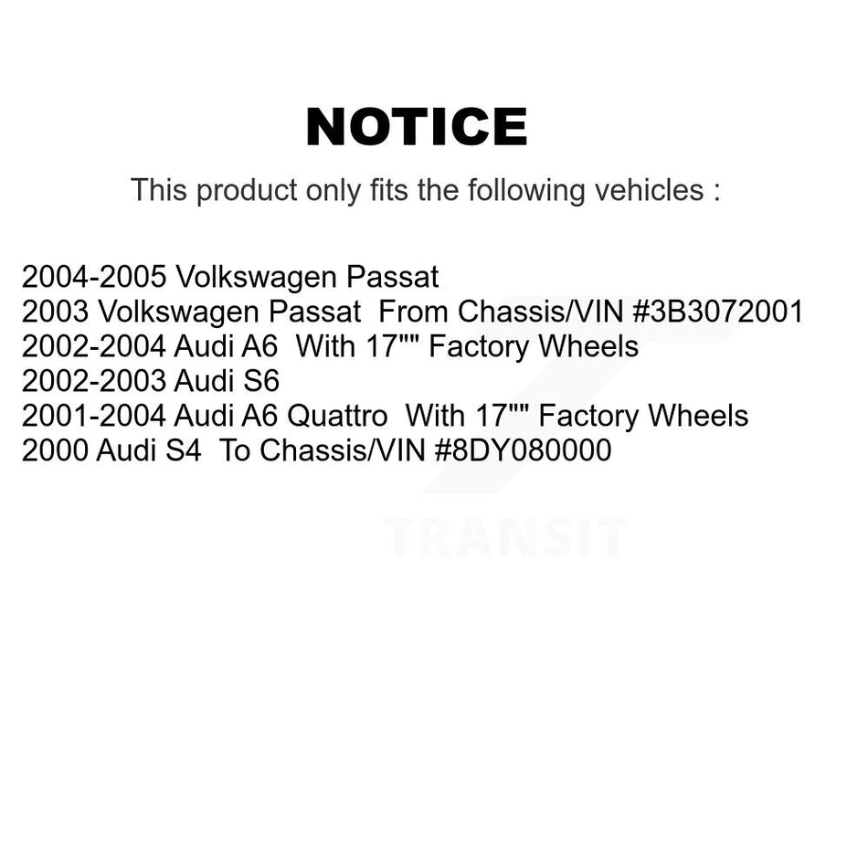 Front Suspension Control Arm And Ball Joint Assembly Stabilizer Bar Link Kit For Volkswagen Passat Audi A6 Quattro S4 S6 KTR-100266