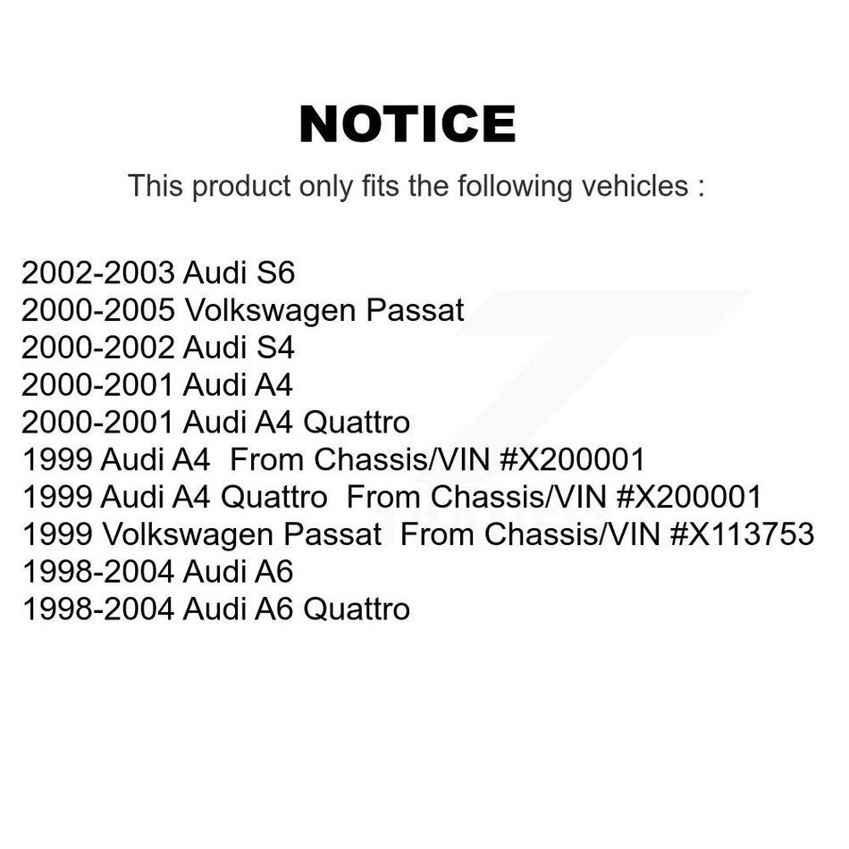 Front Suspension Control Arm And Ball Joint Assembly Stabilizer Bar Link Kit For Volkswagen Passat Audi A6 Quattro A4 S4 S6 KTR-100316