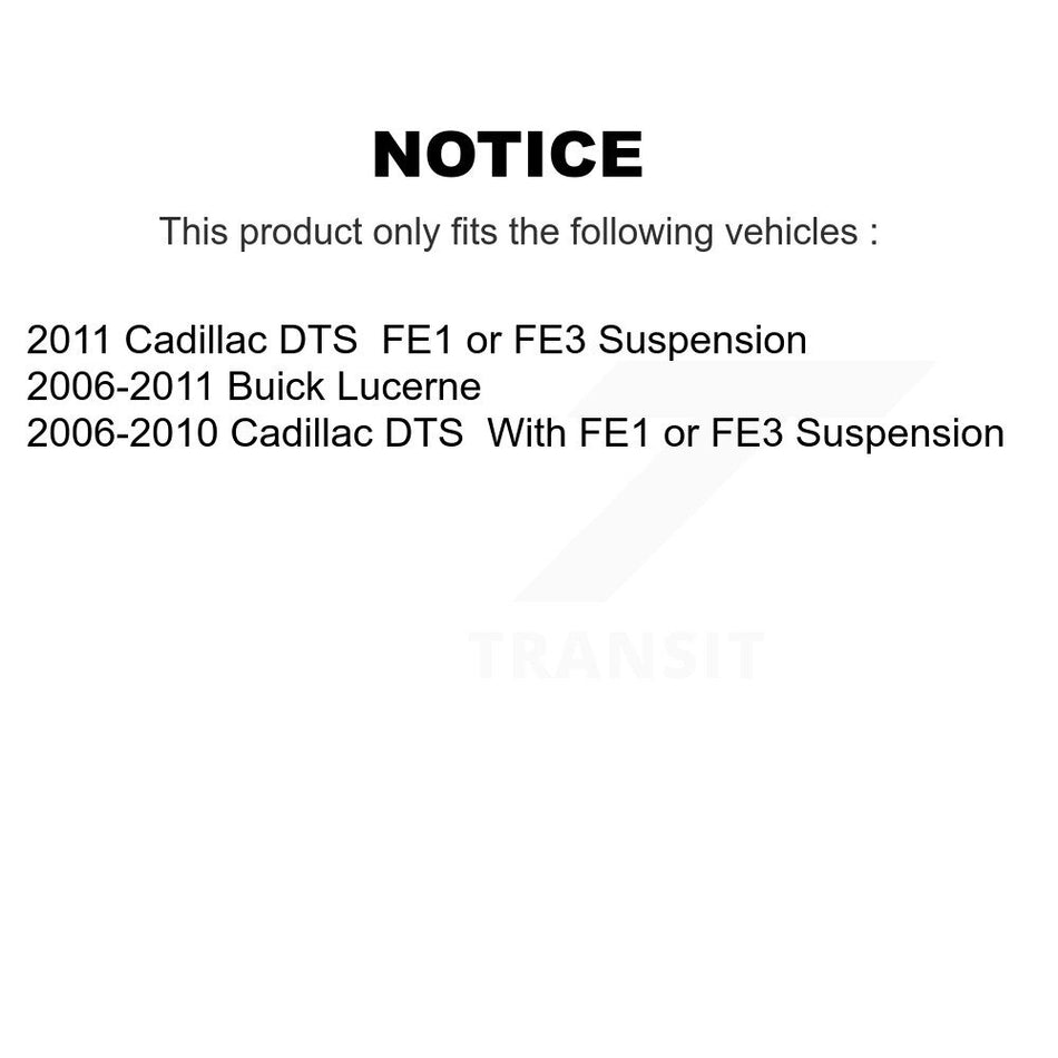 Front Suspension Control Arm And Ball Joint Assembly Steering Tie Rod End Stabilizer Bar Link Kit (8Pc) For Buick Lucerne Cadillac DTS KTR-100430