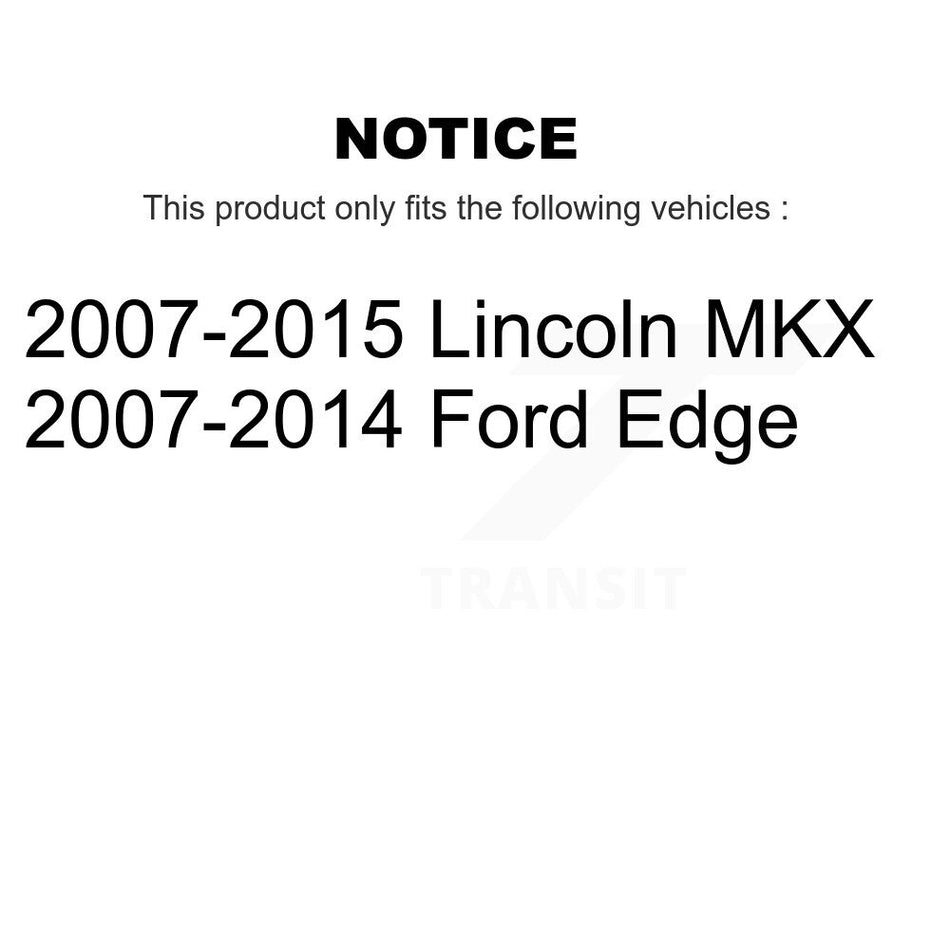 Front Suspension Control Arm And Ball Joint Assembly Steering Tie Rod End Stabilizer Bar Link Kit (8Pc) For Ford Edge Lincoln MKX KTR-100547