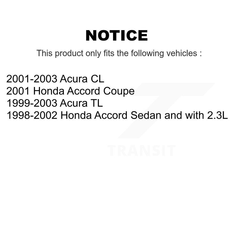 Front Suspension Control Arm And Ball Joint Assembly Steering Tie Rod End Stabilizer Bar Link Kit (8Pc) For Honda Accord Acura TL CL KTR-100637