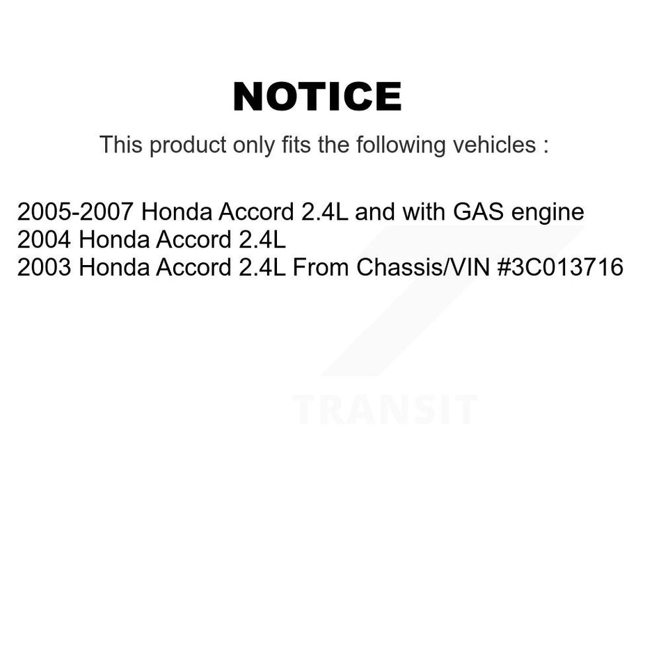 Front Suspension Control Arm And Ball Joint Assembly Steering Tie Rod End Stabilizer Bar Link Kit (8Pc) For Honda Accord KTR-100643