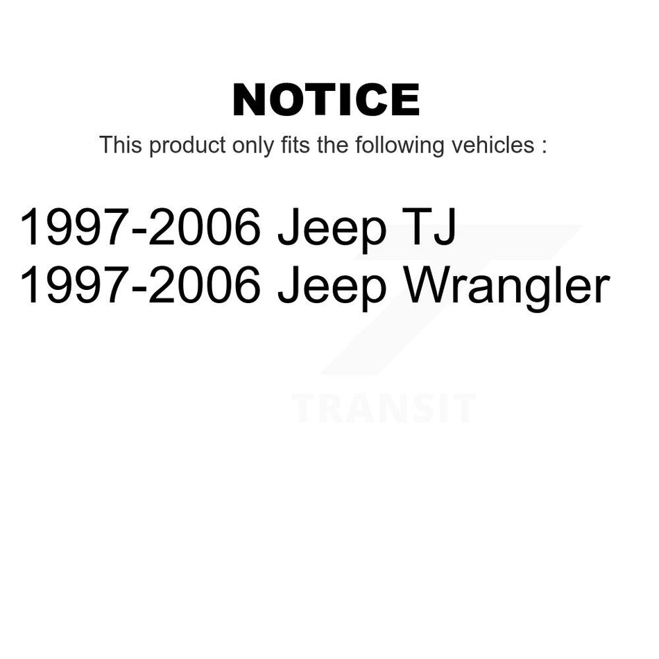 Front Suspension Stabilizer Bar Link Pair For 1997-2006 Jeep Wrangler TJ KTR-100655