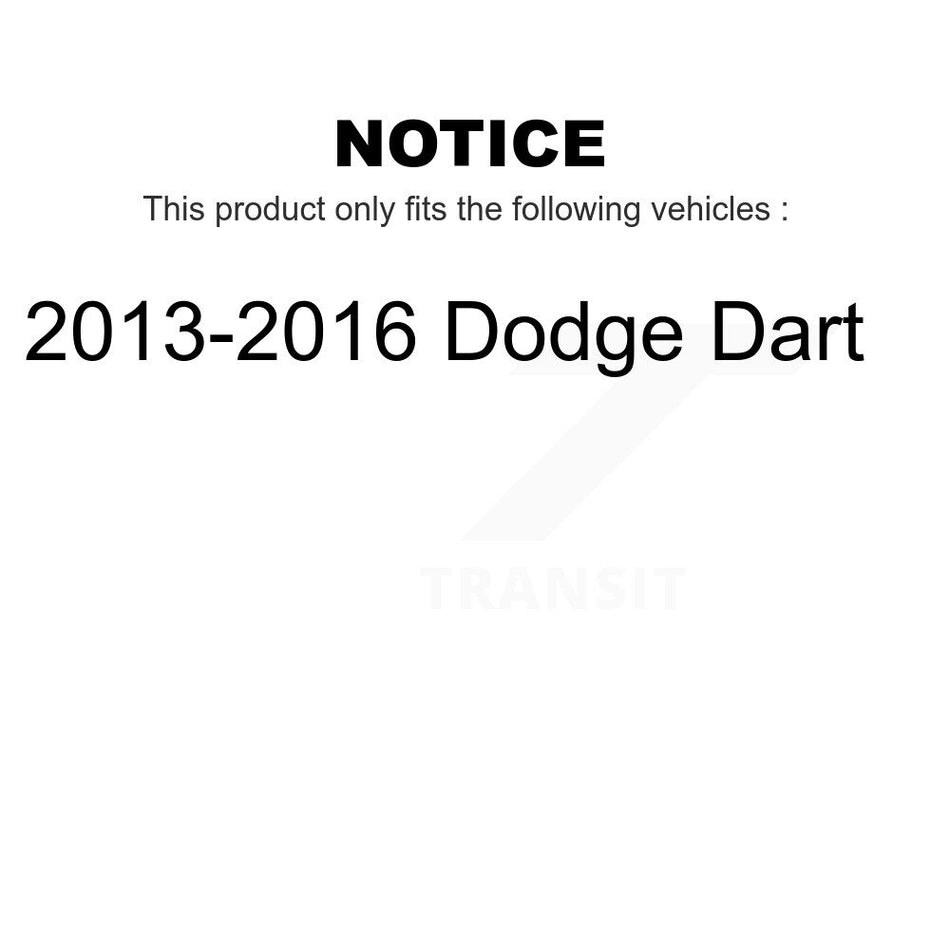 Front Suspension Stabilizer Bar Link Pair For 2013-2016 Dodge Dart KTR-100747