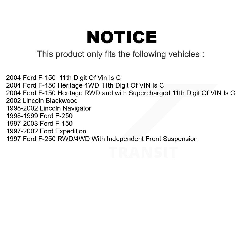 Front Suspension Stabilizer Bar Link Pair For Ford F-150 Expedition Lincoln Navigator Heritage F-250 Blackwood KTR-100803