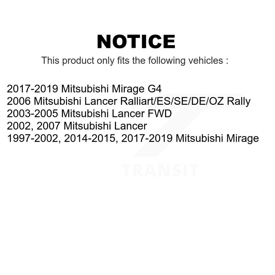 Front Suspension Stabilizer Bar Link Pair For Mitsubishi Mirage Lancer G4 KTR-100811